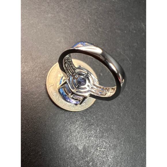 NEW color change fluorite sterling silver ring size 7 - Picture 6 of 16